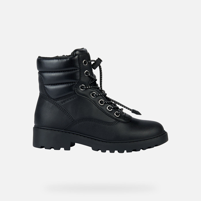 Waterproof boots CASEY ABX GIRL Black | GEOX