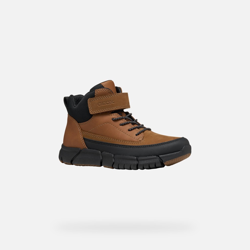 Ankle boots FLEXYPER BOY Brown - image number 2 | GEOX