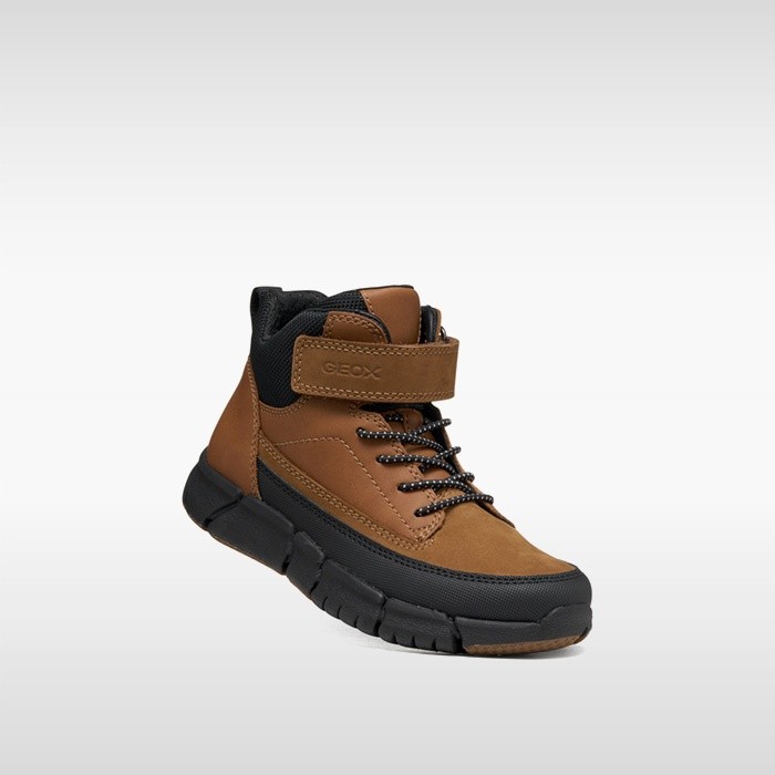 Bottines FLEXYPER GAR&Ccedil;ON Marron | GEOX