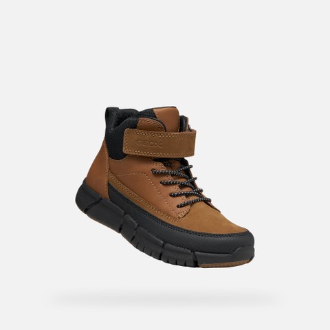 Ankle boots FLEXYPER BOY Brown - image number 4 | GEOX