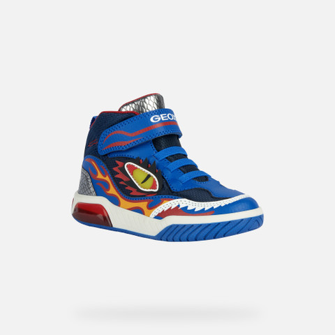 Geox® INEK D: Shoes With Lights royal blue Junior Boy | Geox®