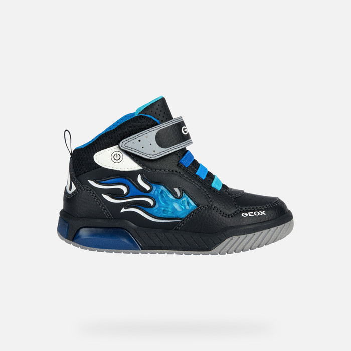 Geox® INEK BOY: Geox® black Boy Lights Junior | Shoes With