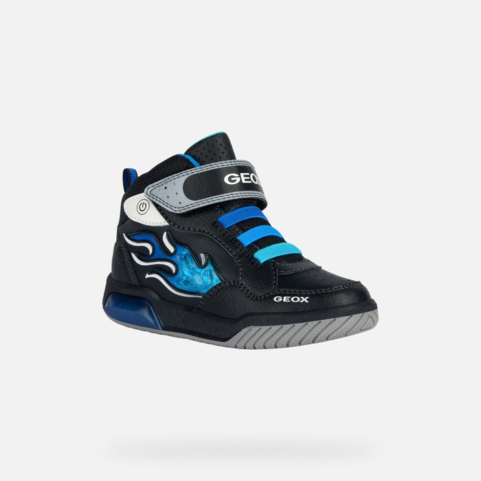 Geox® INEK BOY: Shoes With Lights black Junior Boy | Geox®
