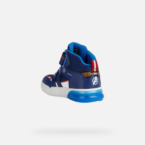Avengers GRAYJAY JUNIOR Navy/Red - image number 4 | GEOX