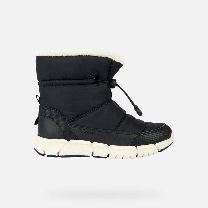 Geox® FLEXYPER B AB: Waterproof Boots black Junior Girl | Geox® FW