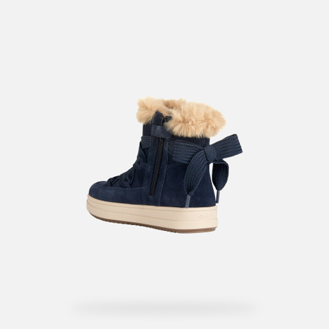 waterproof boots REBECCA GIRL Dark Navy - image number 3 | GEOX