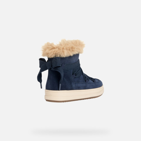 waterproof boots REBECCA GIRL Dark Navy - image number 4 | GEOX