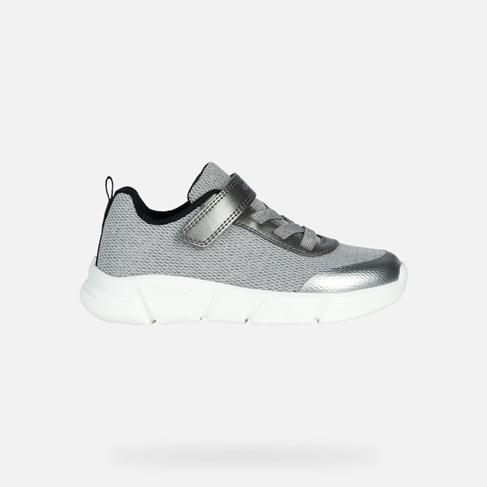 Low top sneakers ARIL JUNIOR Dark Silver/Black | GEOX