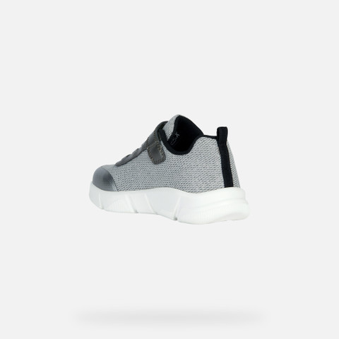 Low Top Sneakers ARIL JUNIOR Dark Silver/Black - image number 3 | GEOX