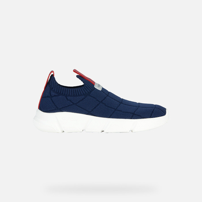 Laceless sneakers ARIL BOY Navy/Red | GEOX