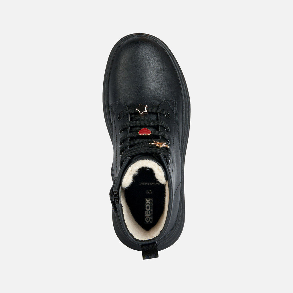Bottines Geox Fille J Phaolae - Confort Et Style Pour Enfant, Avec Lacets Et Fermeture éclair