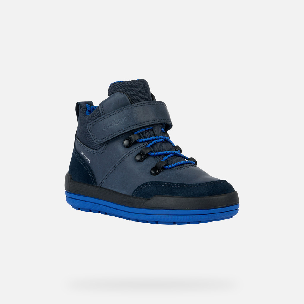Geox® CHARZ B ABX: Waterproof Boots navy blue Junior Boy | Geox®