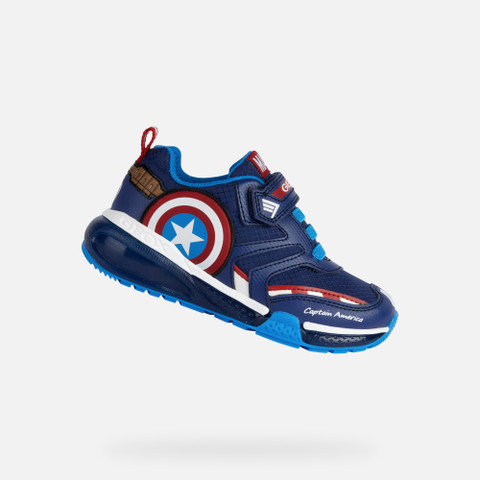 Geox® BAYONYC: Avengers Sneakers navy blue Kids | Geox®
