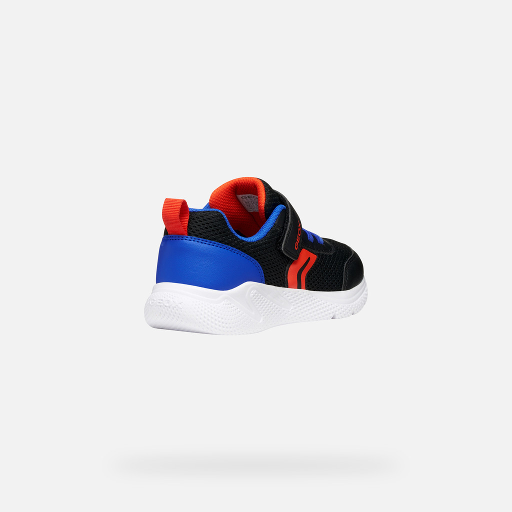 Low top sneakers SPRINTYE JUNIOR Black/Royal - image number 4 | GEOX