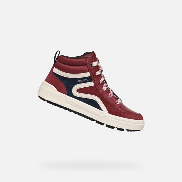 High top sneakers WEEMBLE BOY Bordeaux/Navy | GEOX