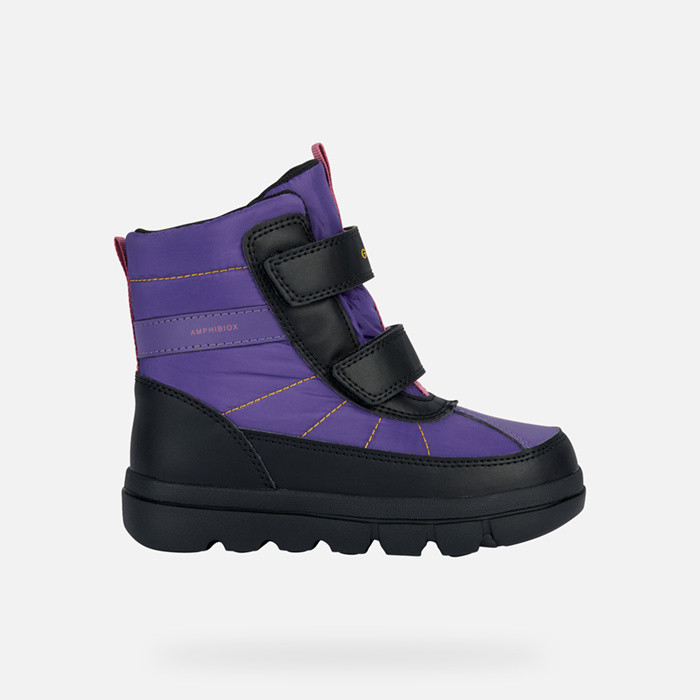 Chaussures imperméables WILLABOOM ABX JUNIOR Violet/Noir | GEOX