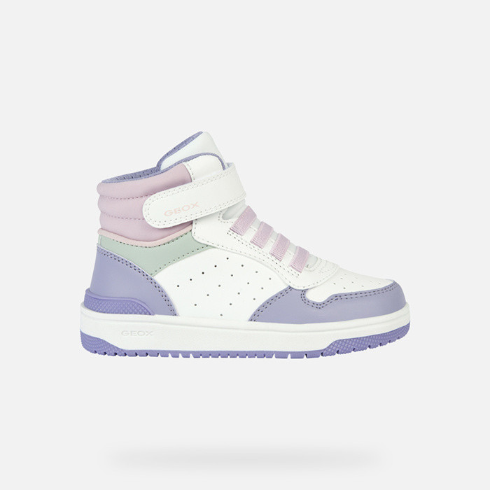 High top sneakers WASHIBA JUNIOR Lilac/Off White | GEOX
