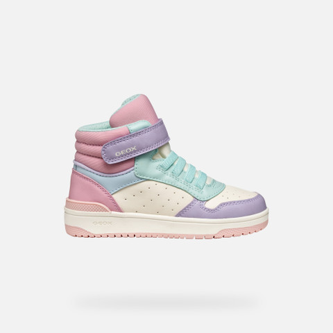 High top sneakers WASHIBA JUNIOR Light Pink - image number 1 | GEOX