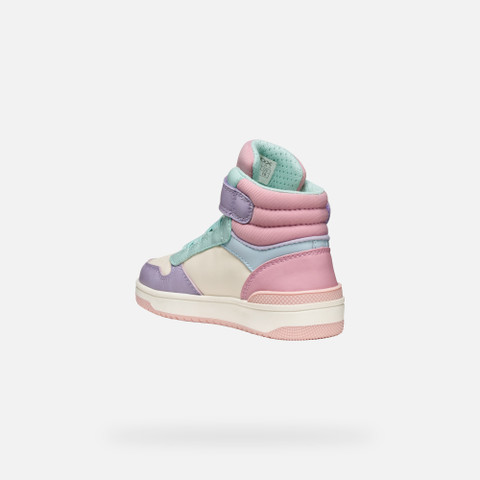 High top sneakers WASHIBA JUNIOR Light Pink - image number 3 | GEOX