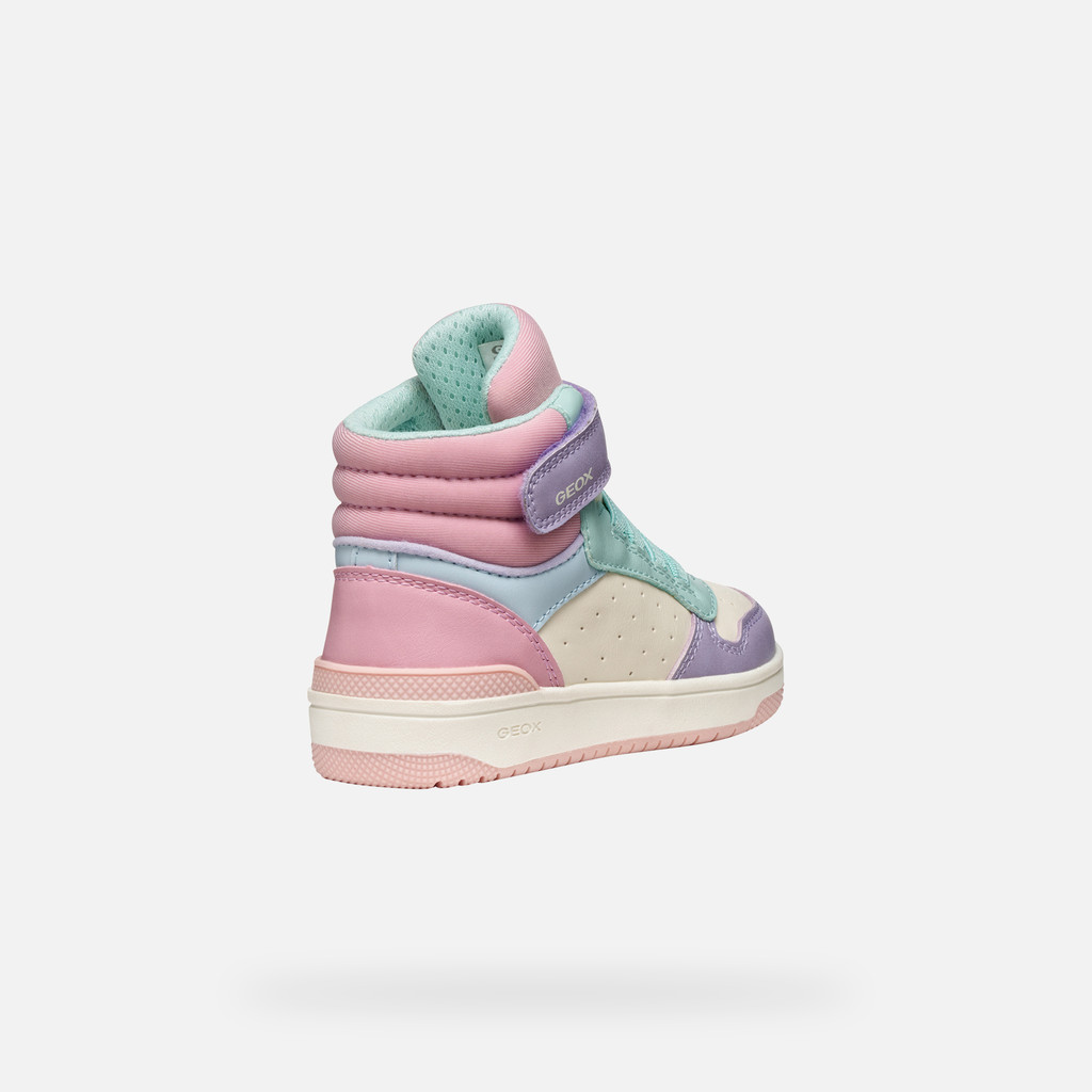 High top sneakers WASHIBA JUNIOR Light Pink - image number 4 | GEOX