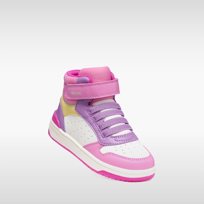 High top sneakers WASHIBA JUNIOR Dark pink/Multicolor | GEOX