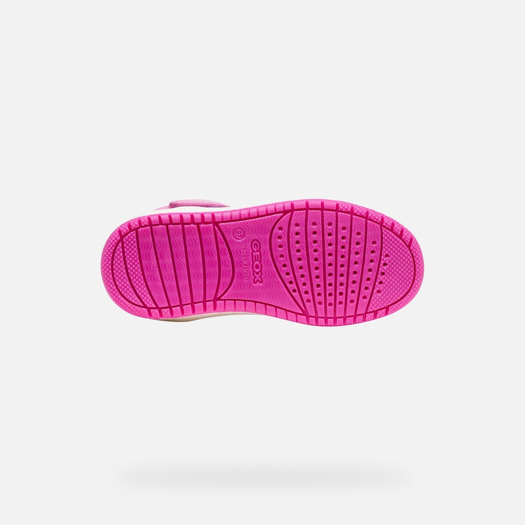 Sneakers alte WASHIBA JUNIOR Rosa scuro/Multicolore - image number 6 | GEOX
