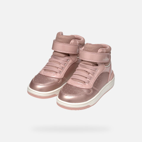 High top sneakers WASHIBA JUNIOR Rose - image number 7 | GEOX