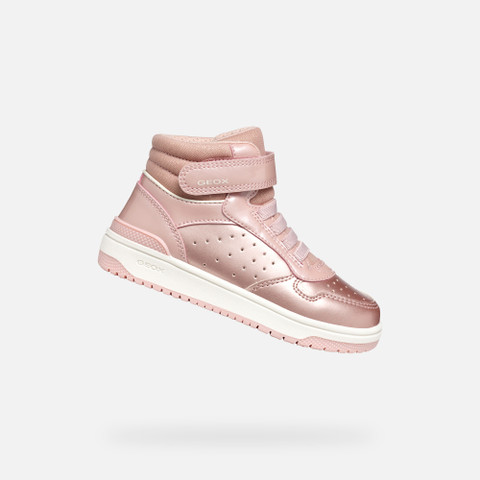 High top sneakers WASHIBA JUNIOR Rose - image number 0 | GEOX