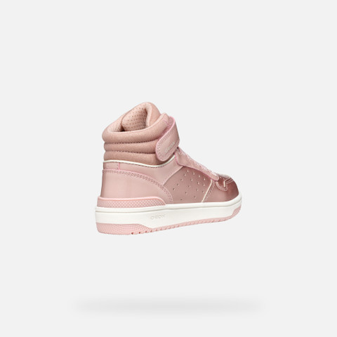 High top sneakers WASHIBA JUNIOR Rose - image number 4 | GEOX