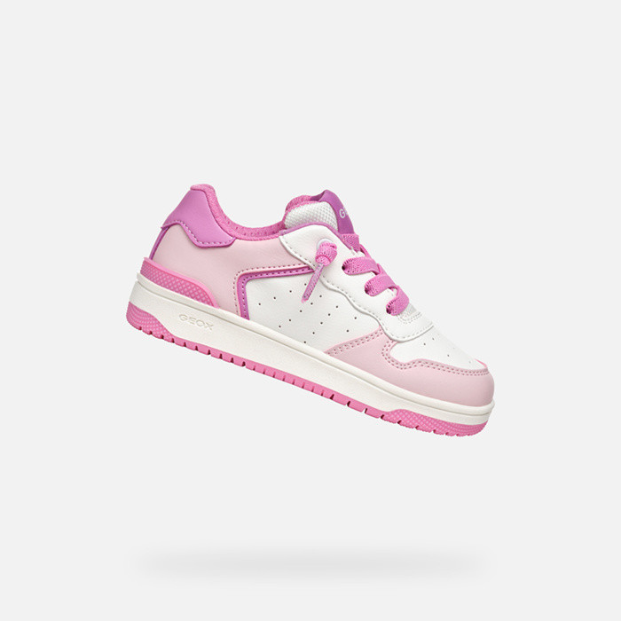 Low top sneakers WASHIBA JUNIOR Light pink/Fuchsia | GEOX