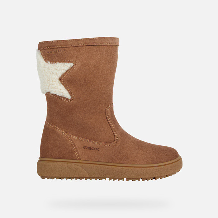 Waterproof boots THELEVEN   GIRL Whisky | GEOX
