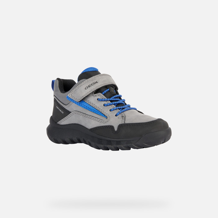 Geox® SIMBYOS B ABX: Waterproof Shoes grey Kids | Geox®