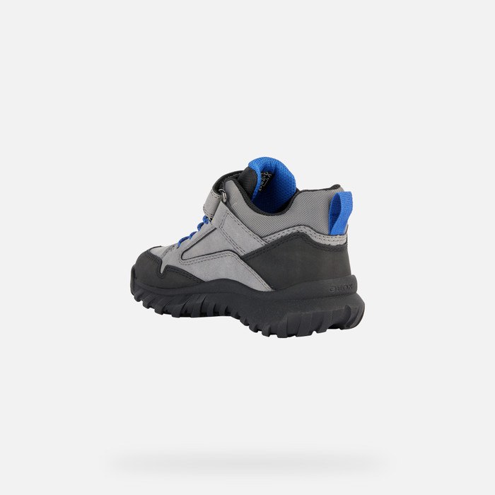 Geox® grey Geox® SIMBYOS Shoes ABX: Kids B Waterproof |