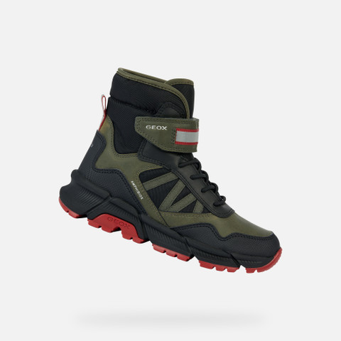 GEOX Shoes Flexyper Plus Abx Boy Military red Size 33