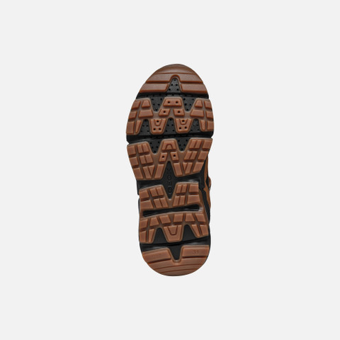 Mid calf boots FLEXYPER PLUS ABX BOY Tobacco/Black - image number 6 | GEOX
