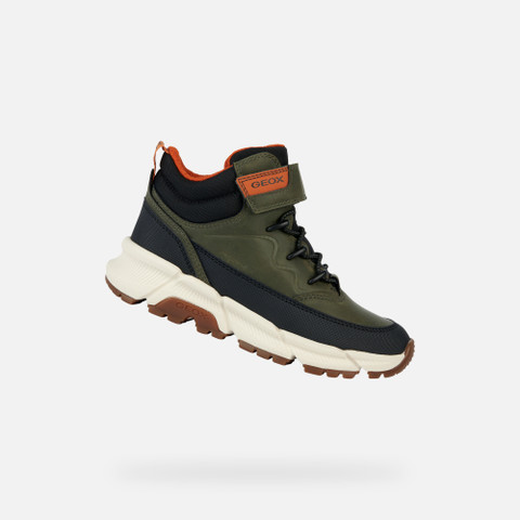 Mid calf boots FLEXYPER PLUS ABX BOY Military/Orange - image number 0 | GEOX