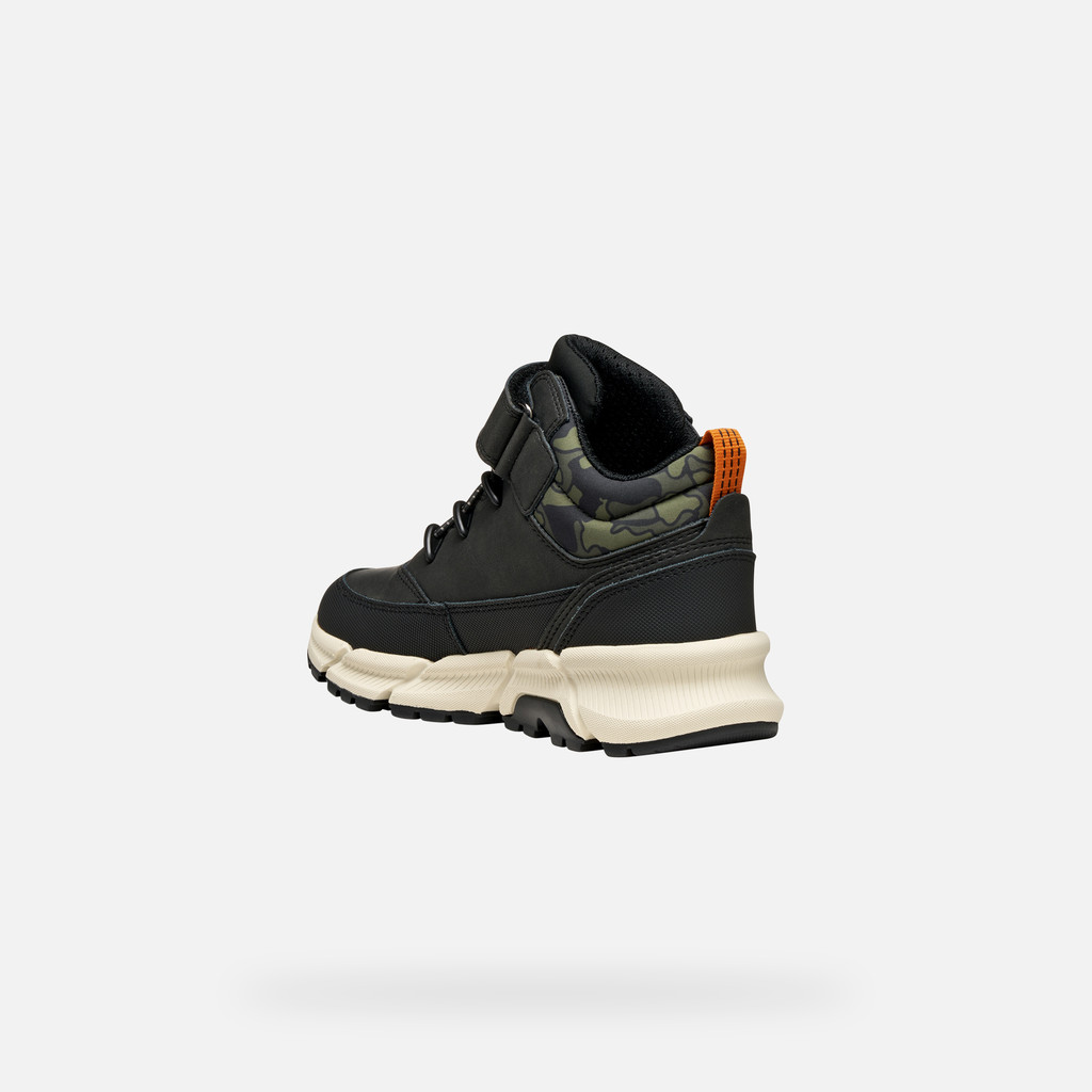 Mid calf boots FLEXYPER PLUS ABX BOY Black/Military - image number 3 | GEOX