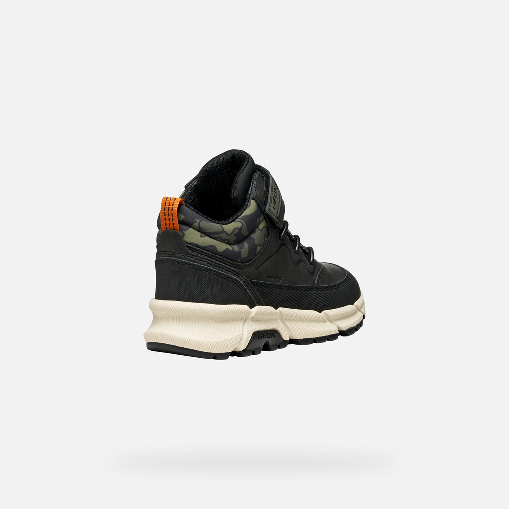 Mid calf boots FLEXYPER PLUS ABX BOY Black/Military - image number 4 | GEOX