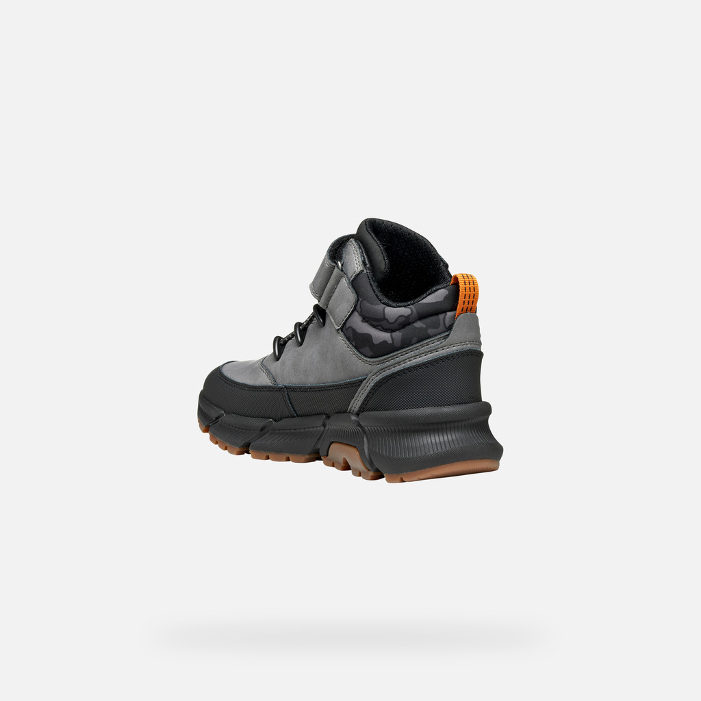 Mid calf boots FLEXYPER PLUS ABX BOY Grey/Black - image number 3 | GEOX