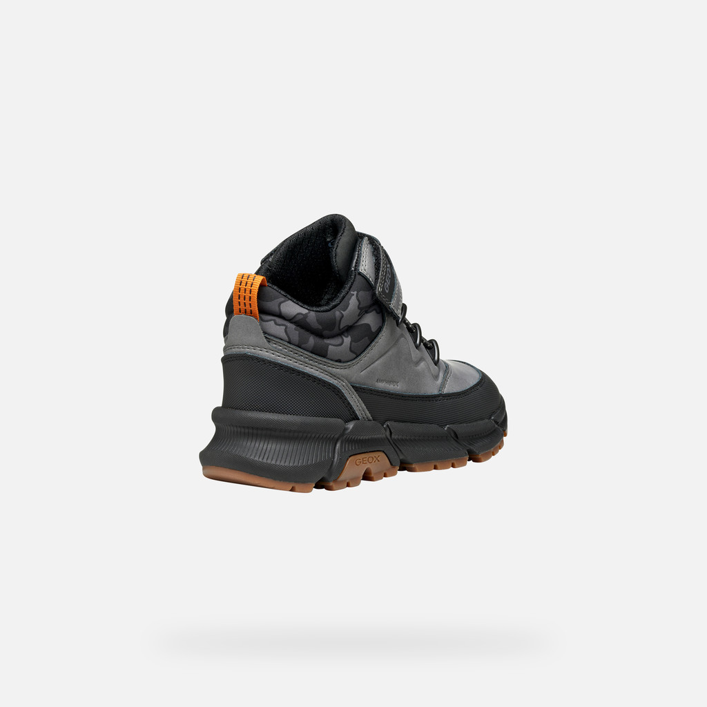 Mid calf boots FLEXYPER PLUS ABX BOY Grey/Black - image number 4 | GEOX