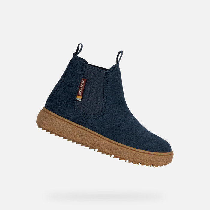 Mid calf boots THELEVEN BOY Navy | GEOX