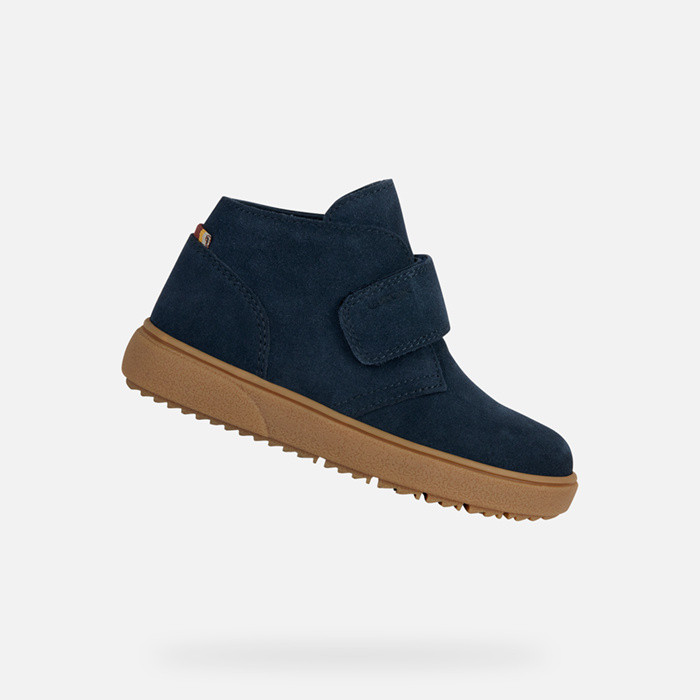 Sneakers with straps THELEVEN BOY Navy | GEOX