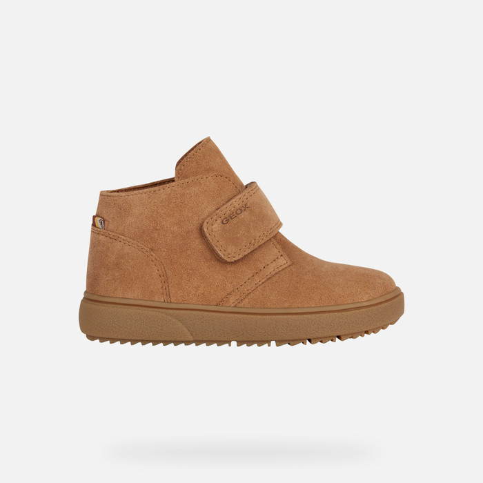 Geox® THELEVEN C: Velcro Shoes caramel Junior Boy | Geox®