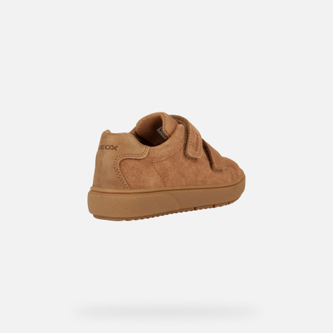 velcro shoes THELEVEN BOY Caramel - image number 4 | GEOX