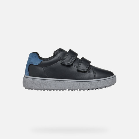 velcro shoes THELEVEN BOY Black/Avio - image number 1 | GEOX