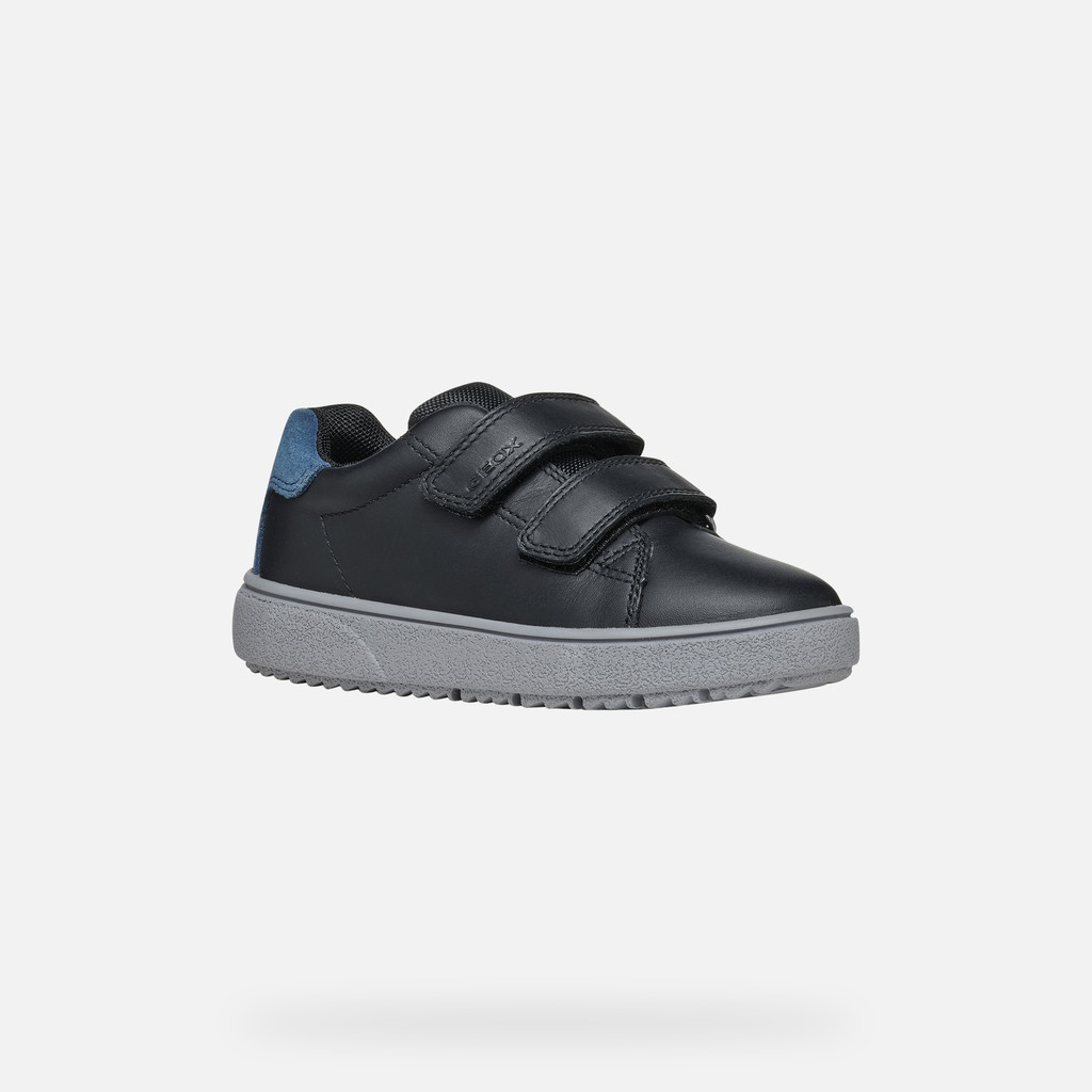 velcro shoes THELEVEN BOY Black/Avio - image number 2 | GEOX