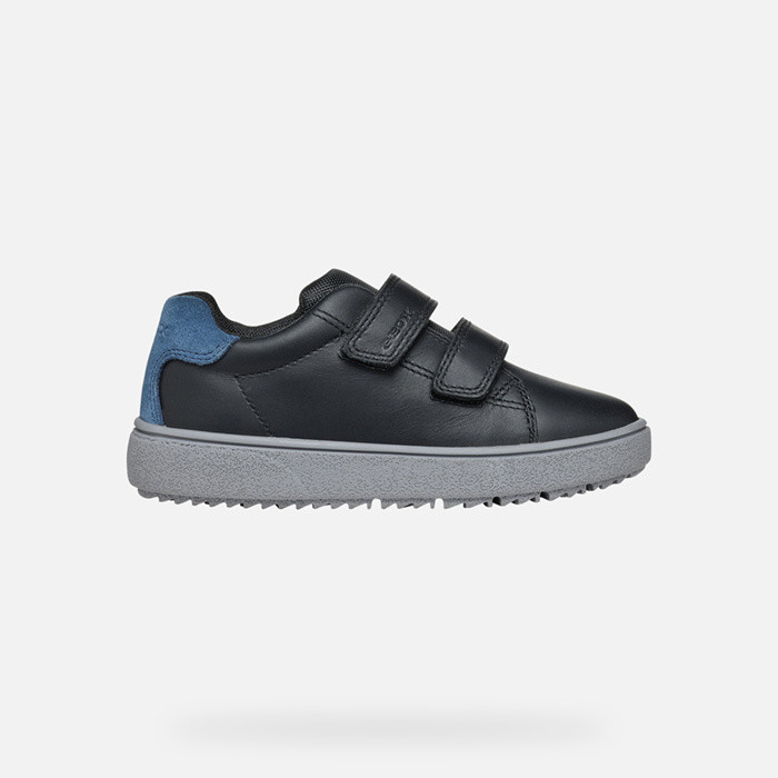 Sneakers with straps THELEVEN BOY Black/Avio | GEOX