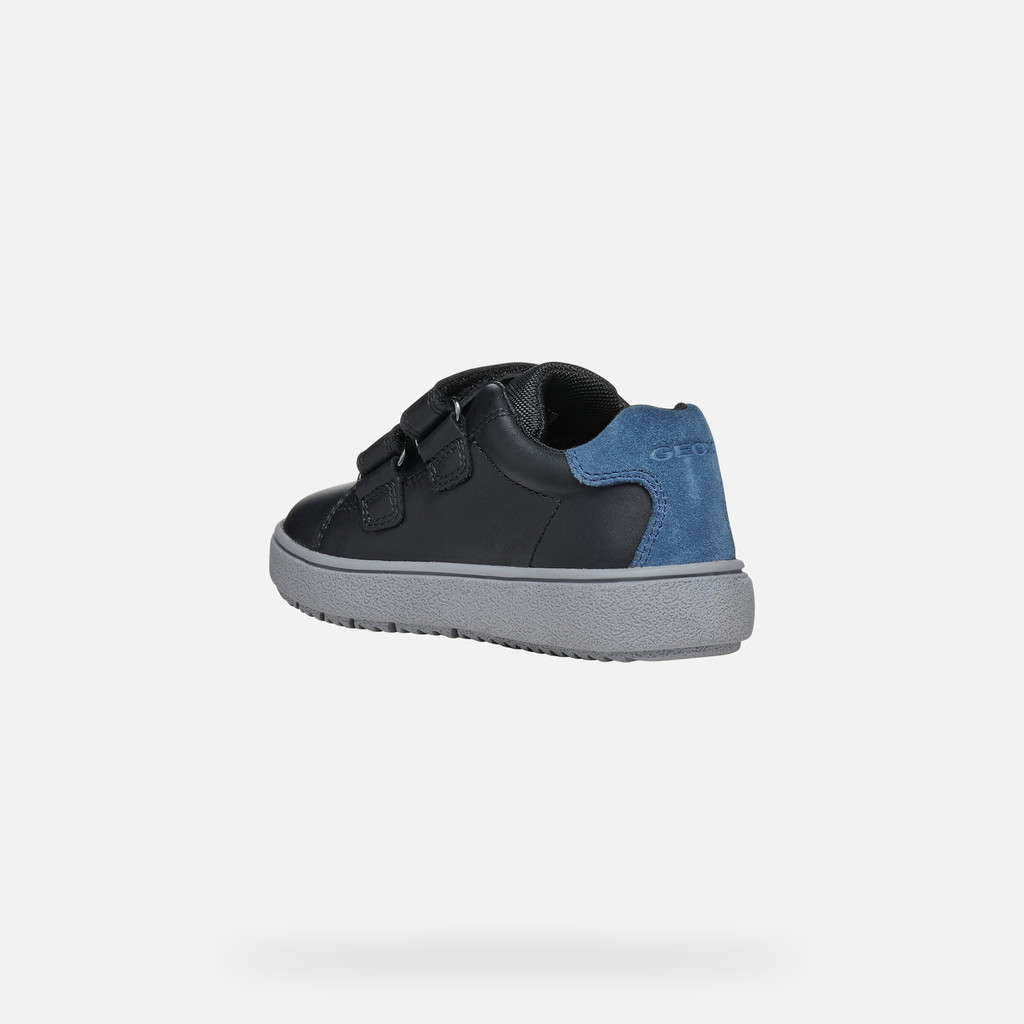 velcro shoes THELEVEN BOY Black/Avio - image number 3 | GEOX