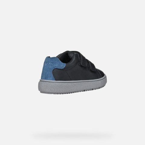 velcro shoes THELEVEN BOY Black/Avio - image number 4 | GEOX