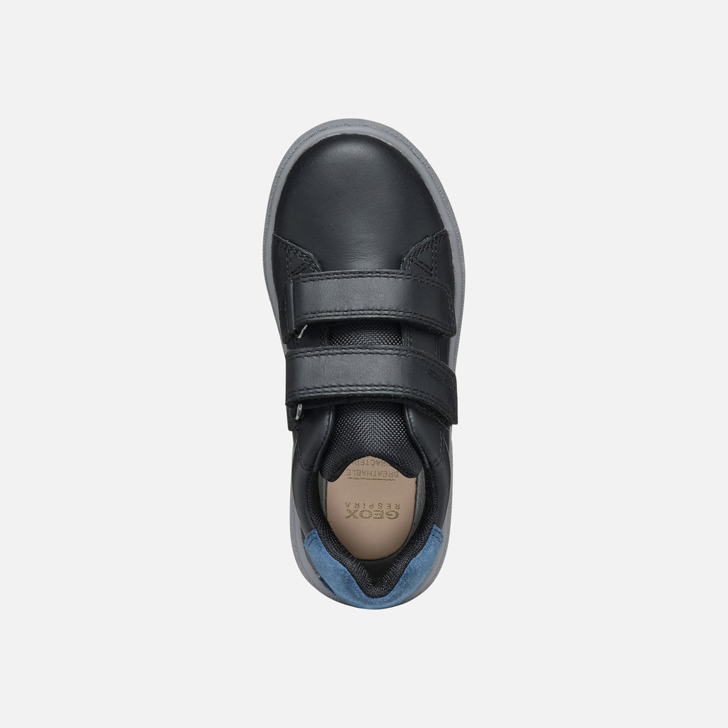 velcro shoes THELEVEN BOY Black/Avio - image number 5 | GEOX